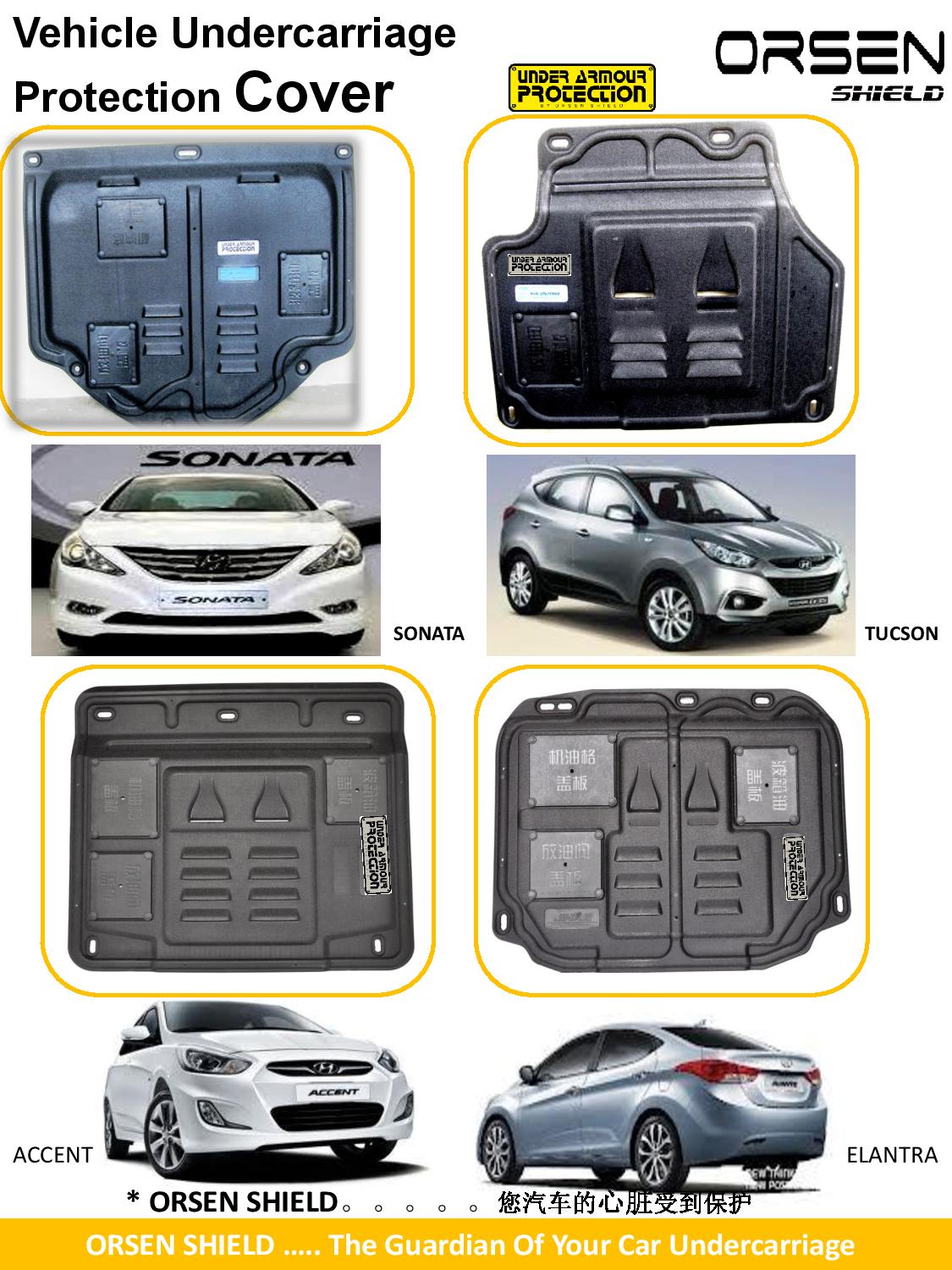 ORSEN SHIELD UNDER ARMOUR PROTECTION ORSEN SHIELD FOR MOST CAR TYPE