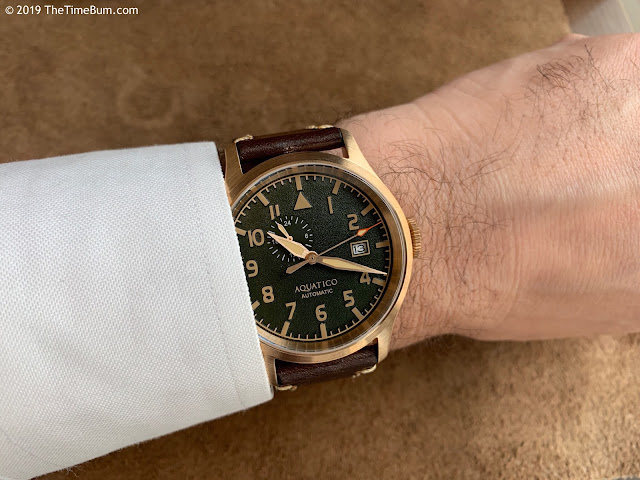 Aquatico Bronze Blue Angels wrist