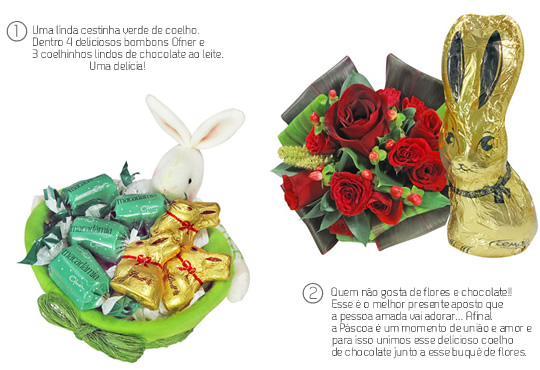 Promoção de Páscoa Nova Flor - Chocolates