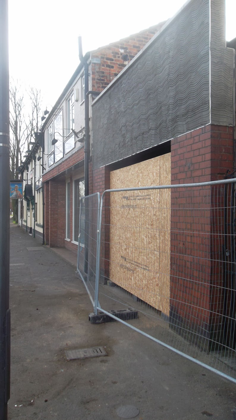 The old fire station in Brigg being transformed into a shop - Nigel Fisher's Brigg Blog picture