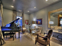 Salas elegantes con piano Decoración sala con piano