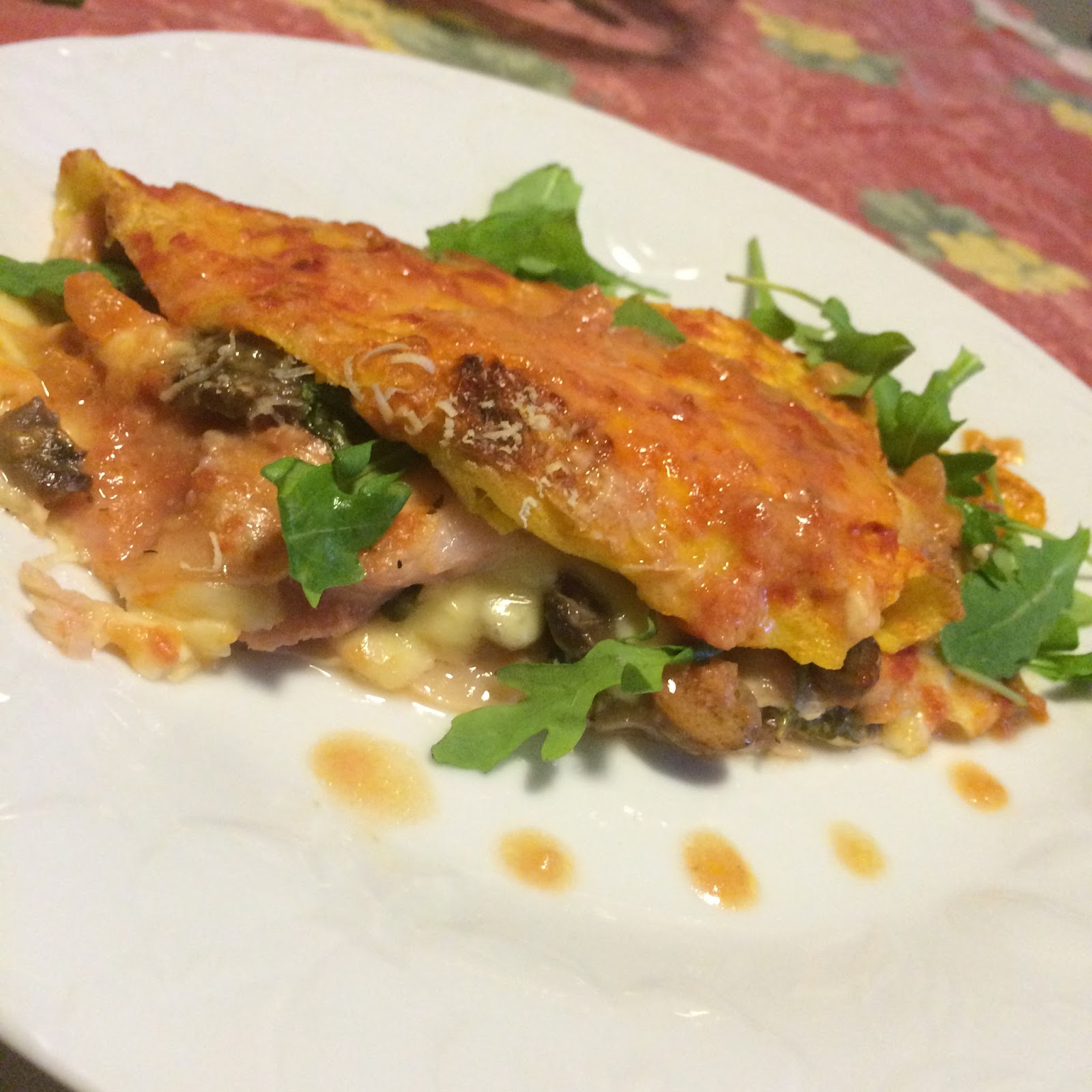 In cucina con Trilly Frittata ripiena di prosciutto cotto e funghi