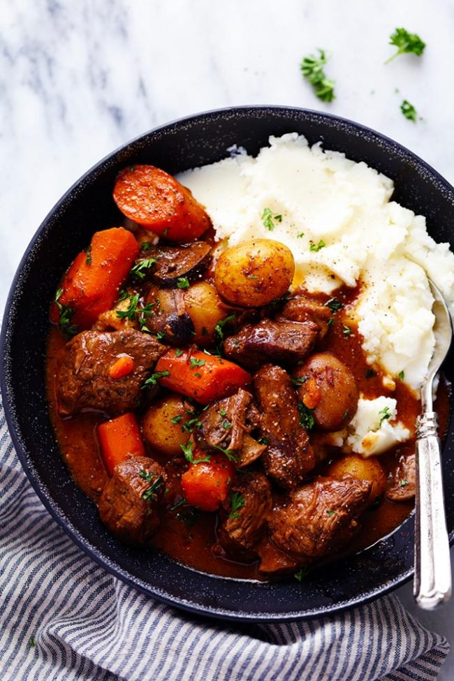 Slow Cooker Beef Bourguignon Recipe My Favorite Recipes