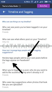 Cara Agar Facebook Kita tidak Sembarangan di Tag / Tandai Oleh Orang Lain