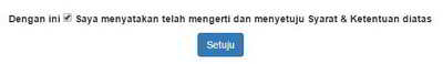 Klik tombol SETUJU Klik tombol SETUJU