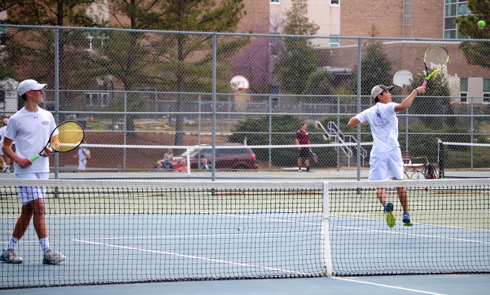 Josh Lohman & Noah Sommers doubles partners in an exhibition match