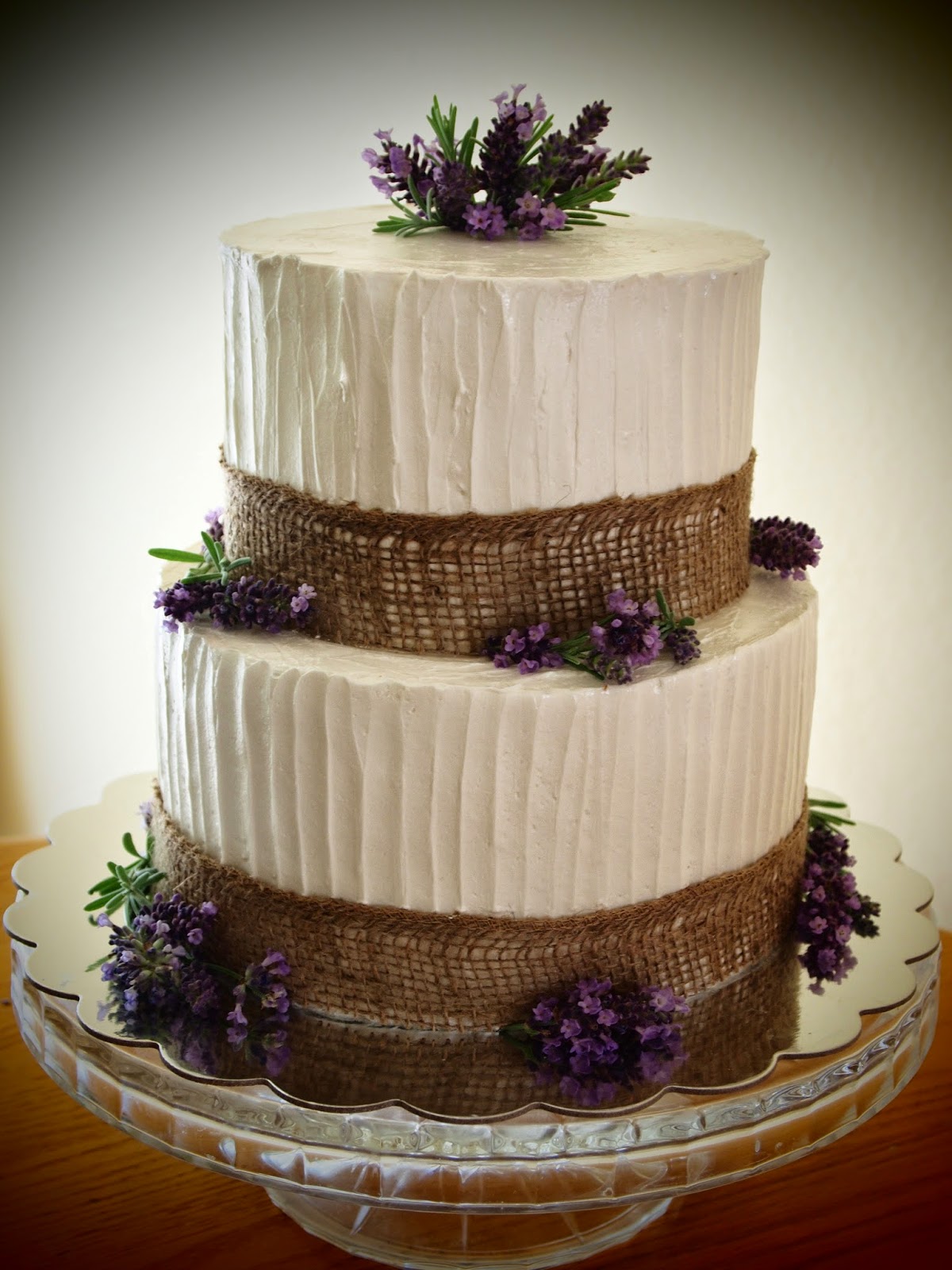 Lovely Flours Bake Shop: Lavender Wedding Cake