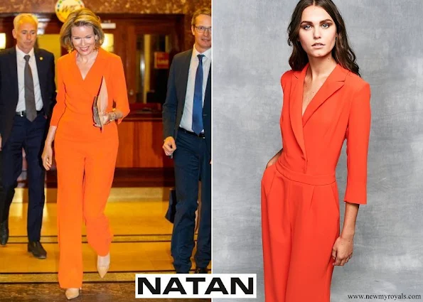 Queen Mathilde wore Natan Jumpsuit