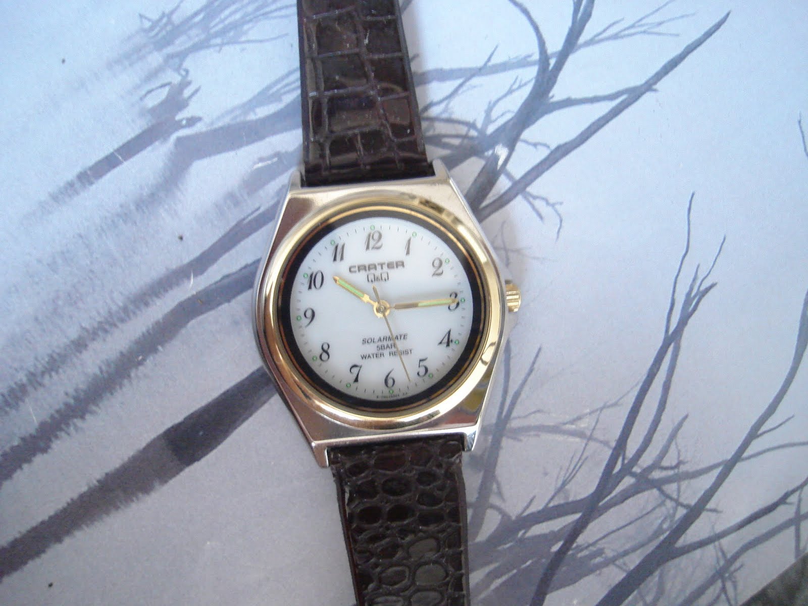 vintage watches: Q & G Crater solarmate watch RM79