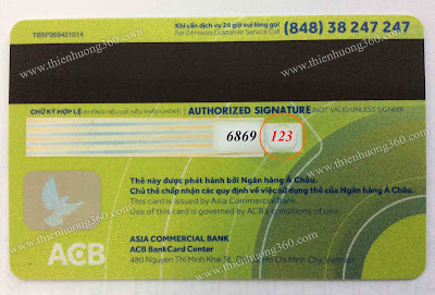 làm thẻ visa prepaid acb