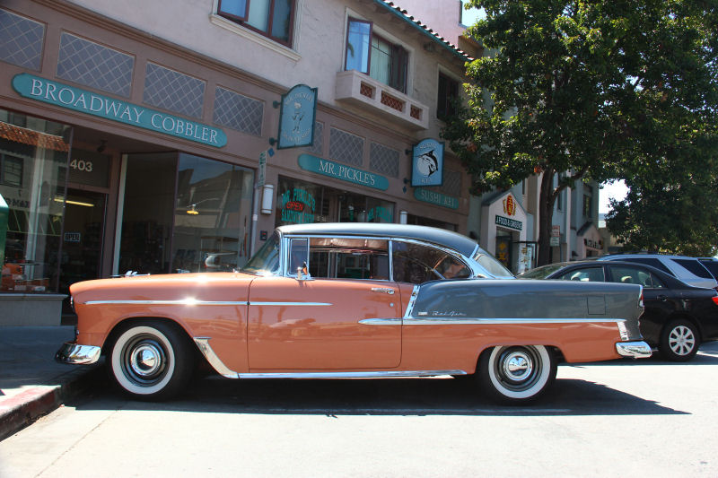 California Streets Millbrae Street Sighting 1955 Chevrolet Bel Air