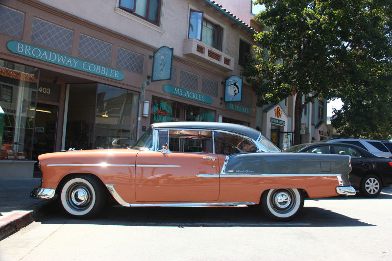 California Streets: Millbrae Street Sighting - 1955 Chevrolet Bel Air ...