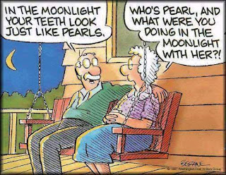 Funny old couple humor Cartoon
