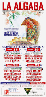 La Algaba - Feria 2014 - Cartel Festejos Taurino