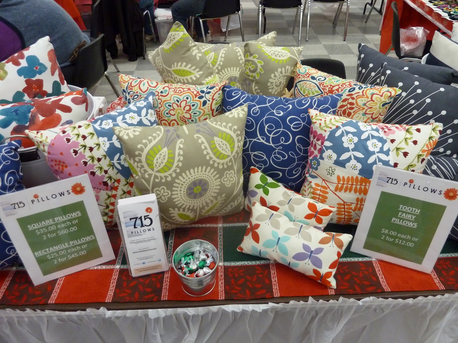 Seven Hundred and Fifteen Pillows Craft Show One Success!