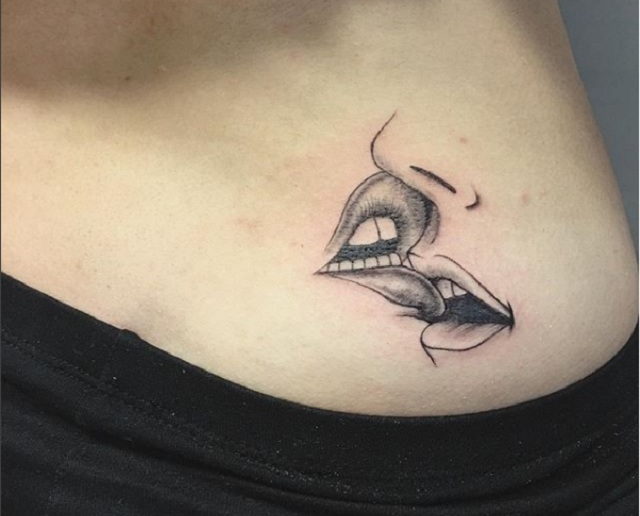 Gambar Tato Ciuman Romantis Terbaru Paling Keren Couple Tattoo 3D