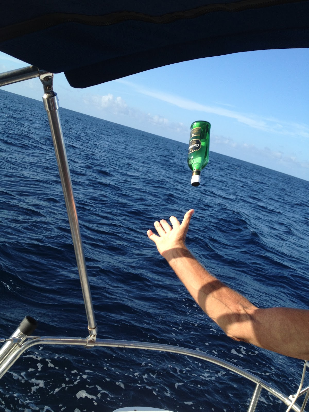 Lady on the Water. Crossing the equator!