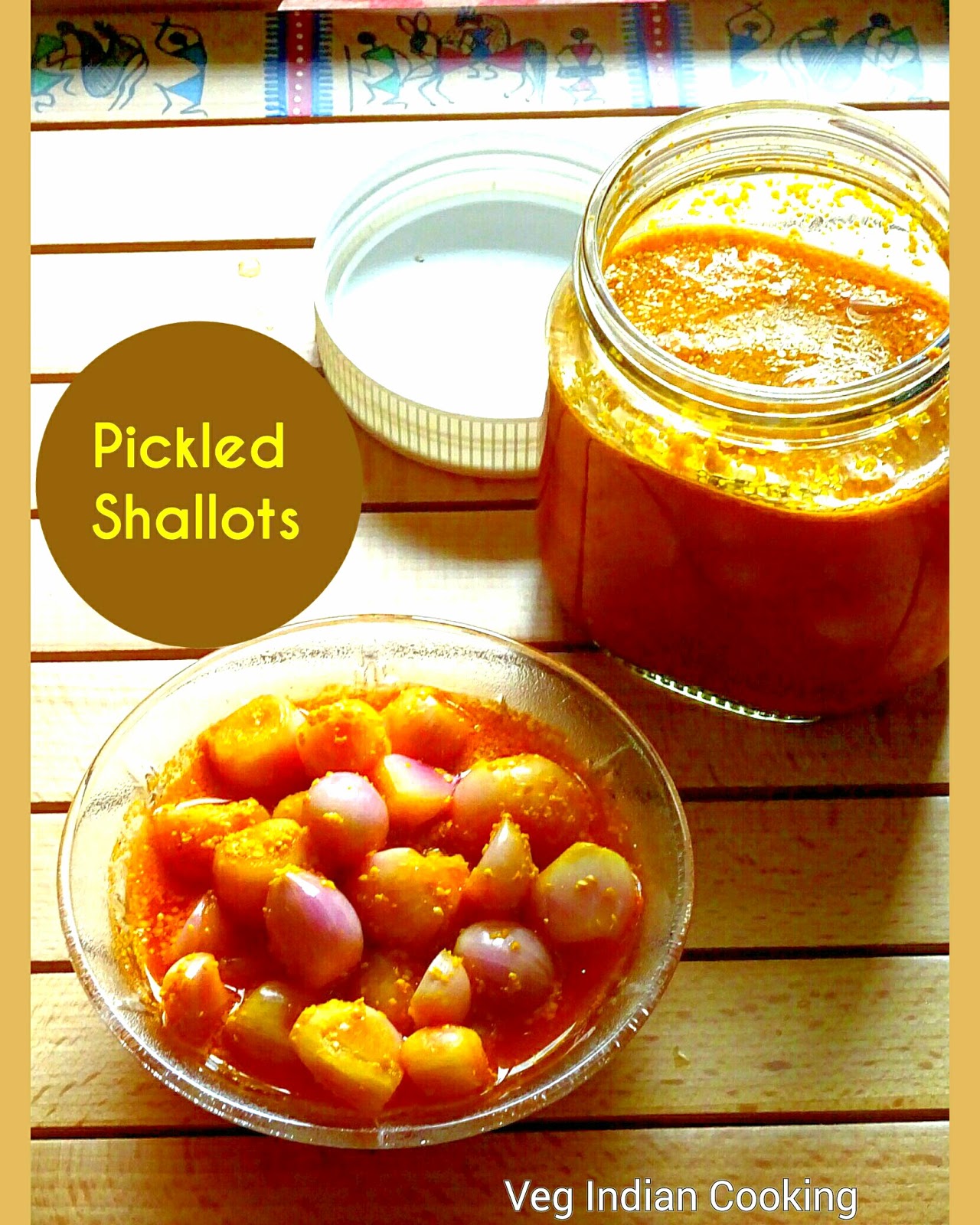 Veg Indian Cooking Pickled Whole Shallots Recipe