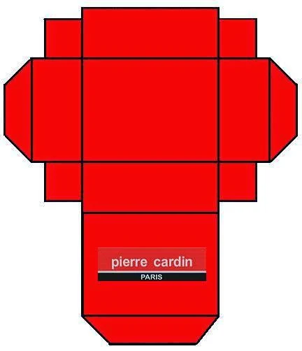 Cajita de Pierre Cardin para Imprimir Gratis.