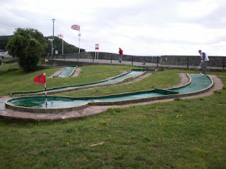Crazy Golf at Salthouse Fields in Clevedon, North Somerset