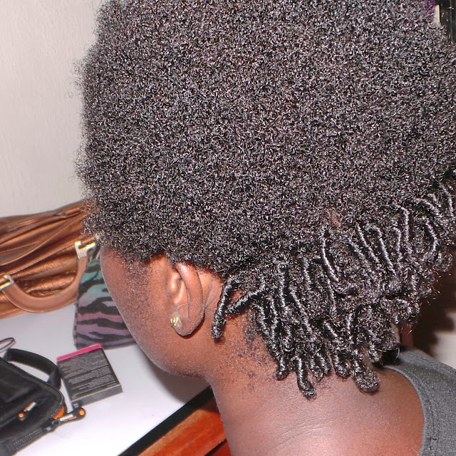 COMB COILS ON SHORT NATURAL HAIR nappilynigeriangirl