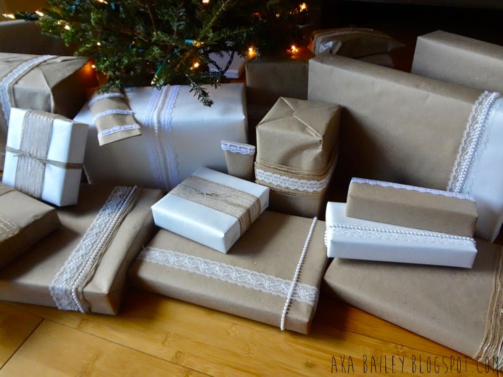 Gifts wrapped beneath the tree