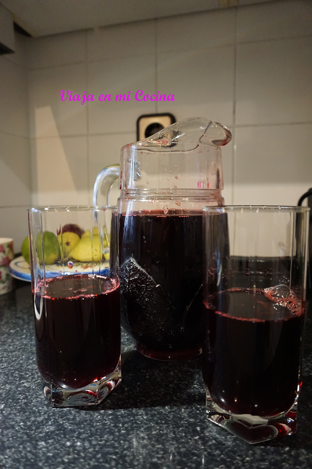 Hibiscus juice (bissap juice) Travelling Kitchen