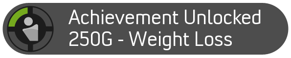 Achievement Unlocked - Weight Loss