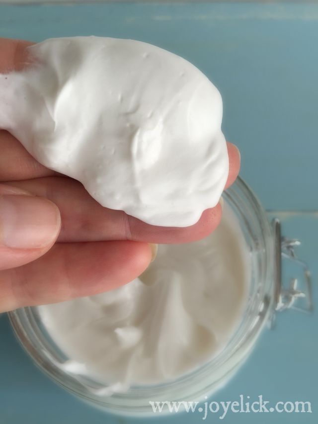 Easy DIY CREAMY SHAVING SOAP. (Wow! Only two ingredients plus water