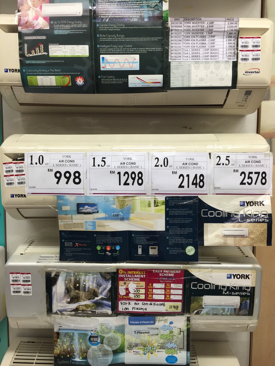Colours Of Life Macam Mana Nak Beli Aircond Rumah Antara Brand Aircond Kami Tengok Di Jusco Aeon
