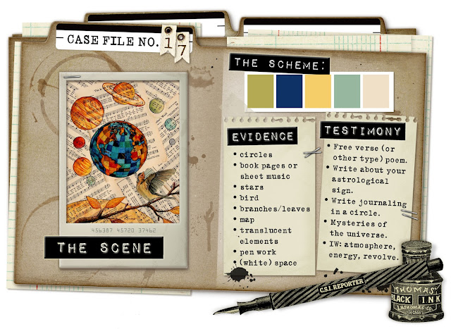 Little Scraps of Magic: Virgo...2 Sides {CSI Case File No. 17}