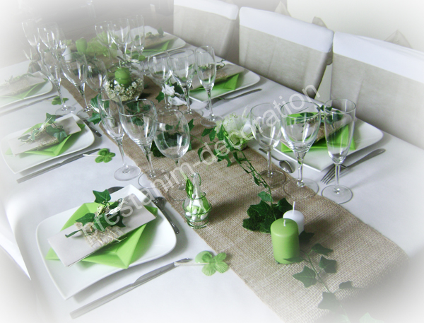 Ma décoration de mariage Décorations de table esprit nature