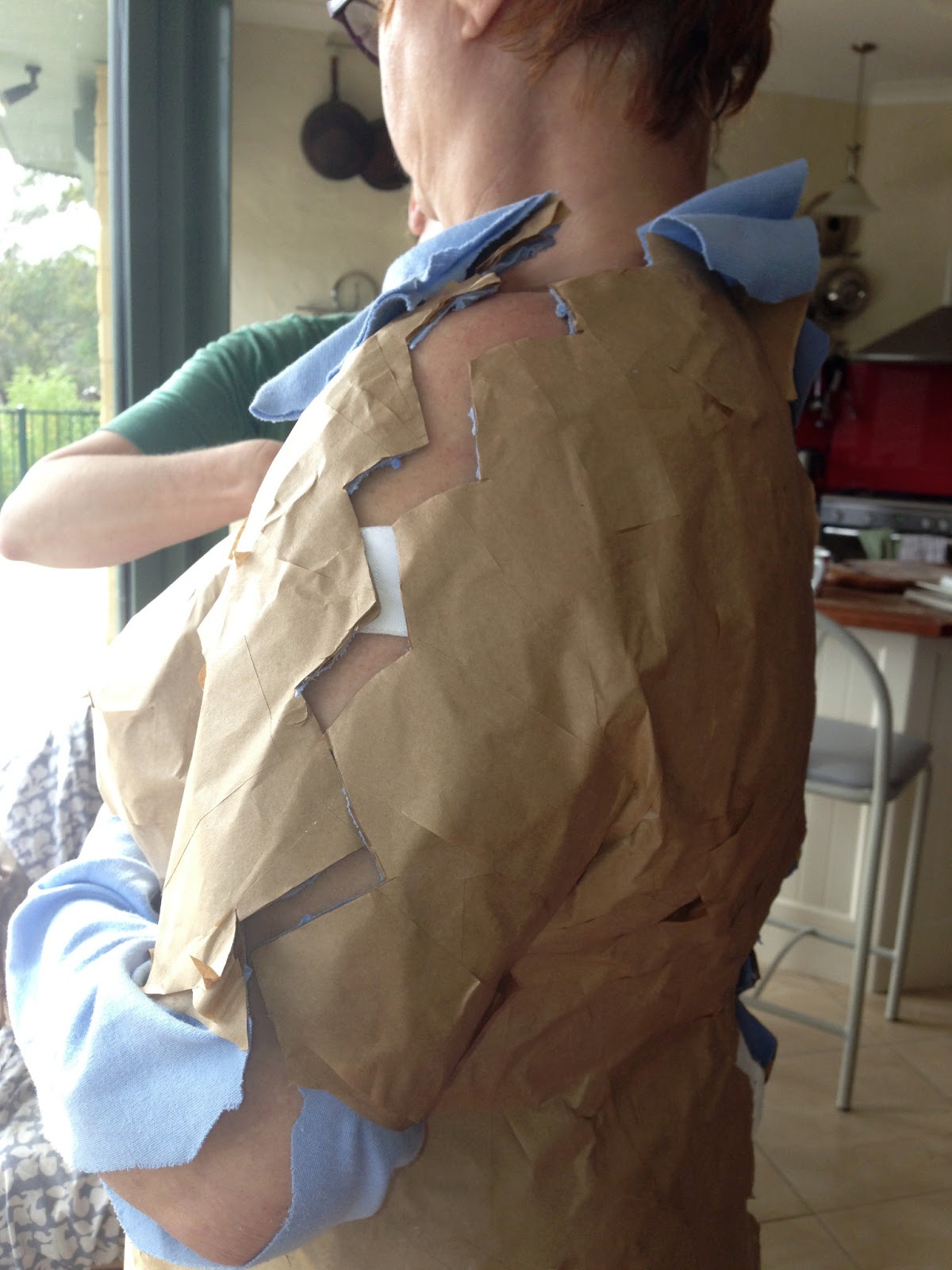 The Tailor's Apprentice Making a paper tape dress form