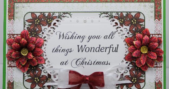 For The Love Of Cards Christmas Poinsettias