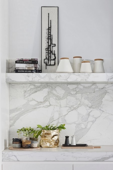 Halcyon Style: Kitchen Lust: Modern Marble