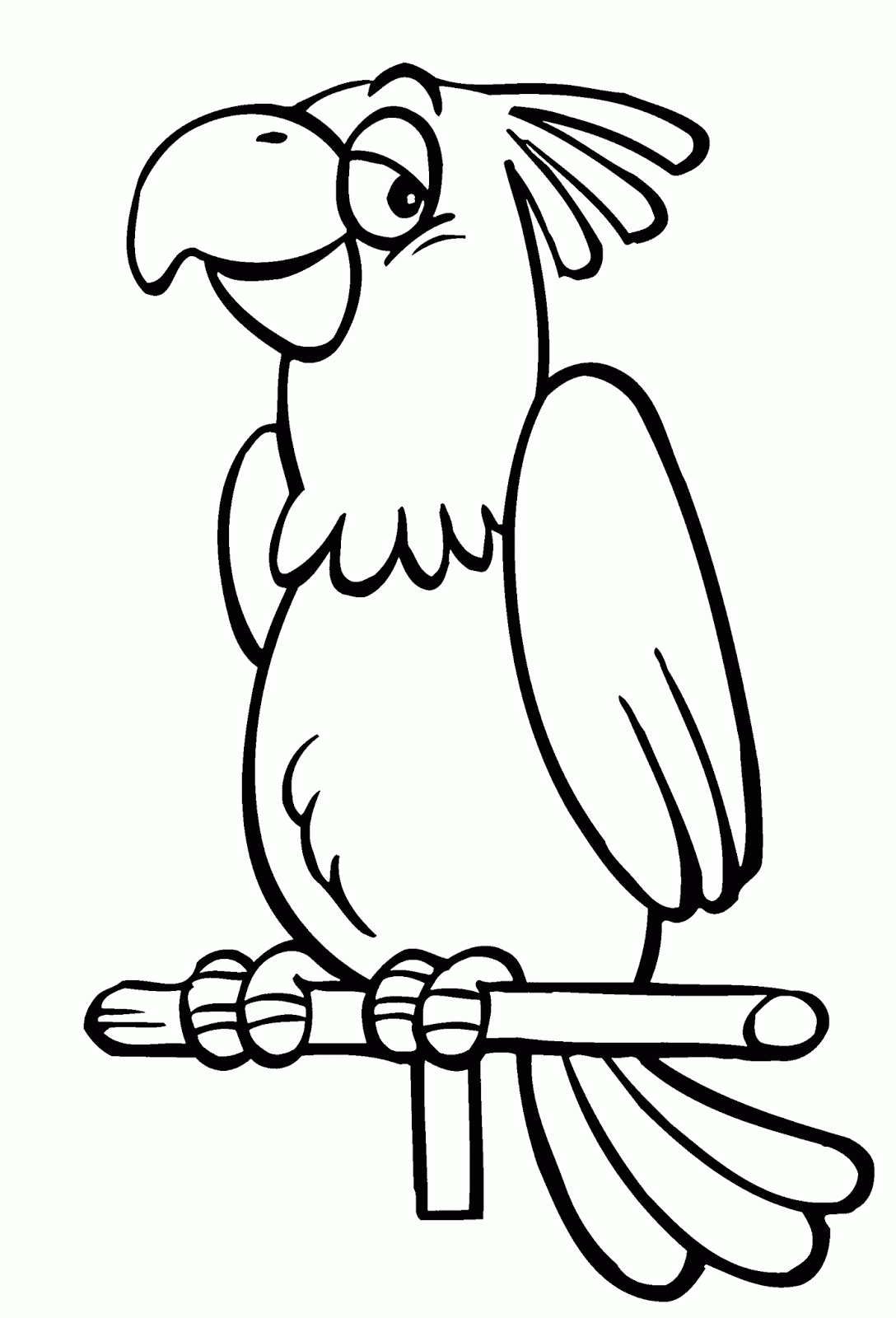 RECURSOS y ACTIVIDADES para Educación Infantil: Dibujos para colorear: LORO