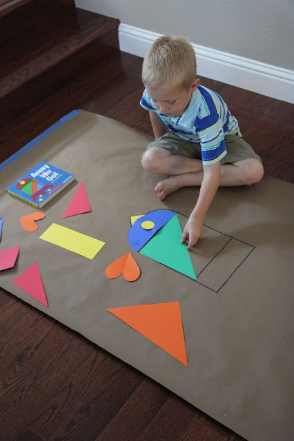 Toddler Approved!: Shape Activities for Preschoolers {Away We Go