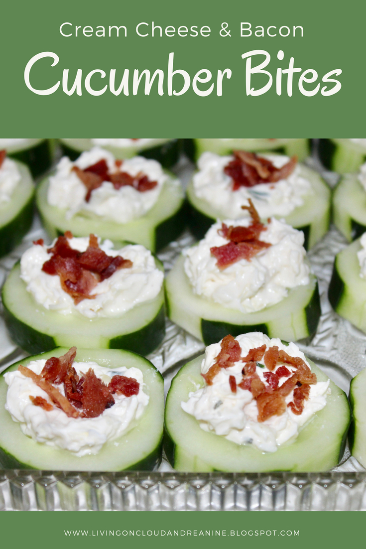Bacon-Cheese Cucumber Slices