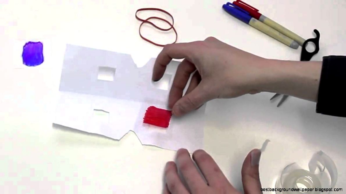 How to Make 3D Glasses with Household Items   YouTube