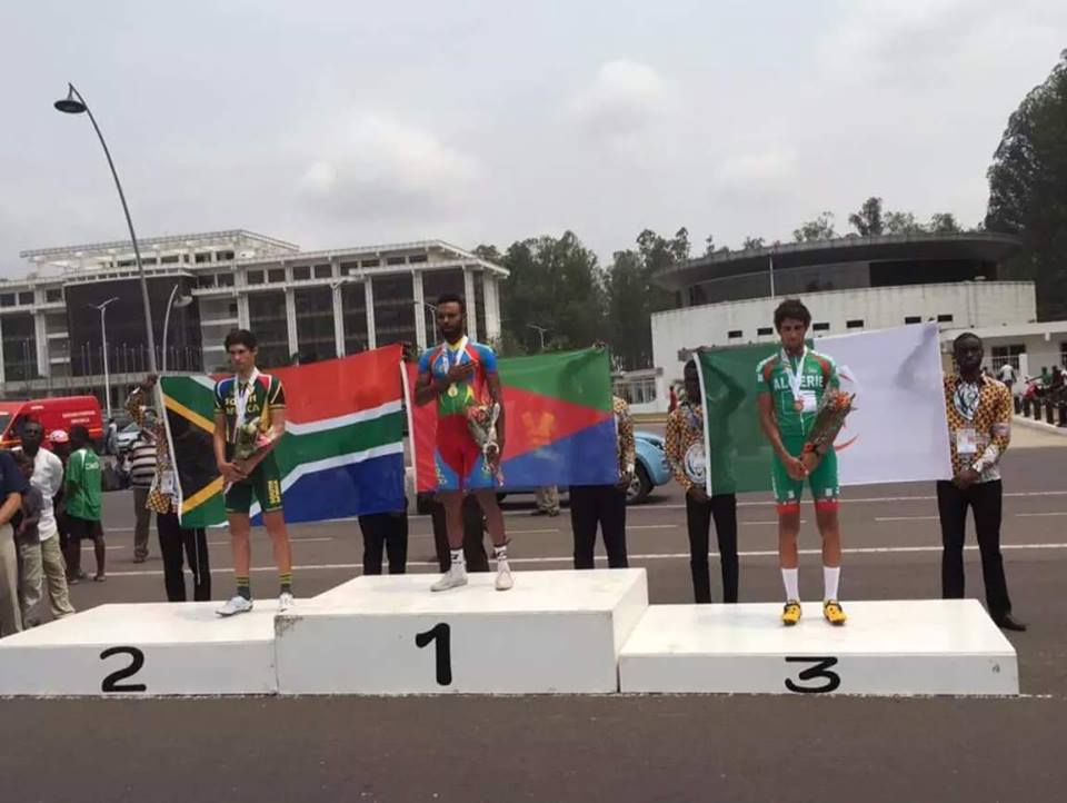 Eritrean Cyclists Win ITT Gold and Silver at the All African Games - Madote