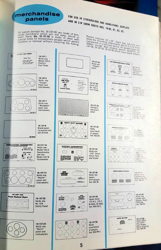 Just A Car Guy Stewart Warner catalog pages... from the good old days