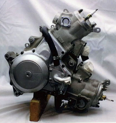 Motocross 2 cylinder 2 stroke