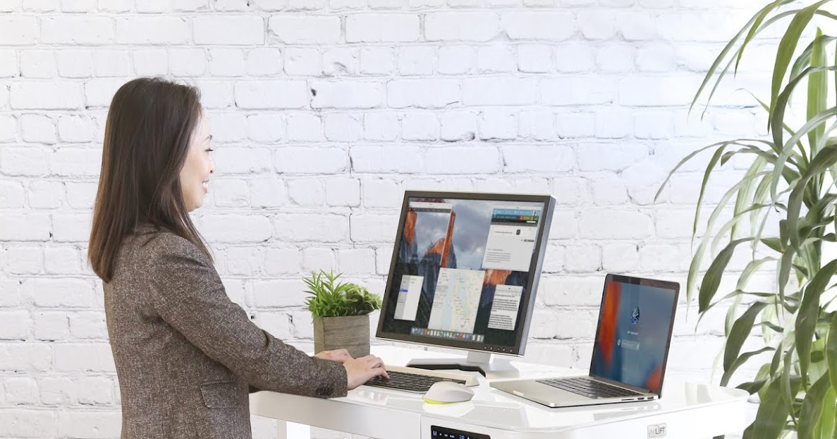 Seville Classics Introduces AIRLIFT Tempered Glass Electric Desk at CES