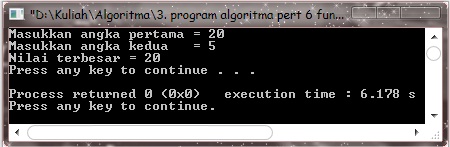 Contoh Program C Menggunakan Fungsi Dan Prosedur