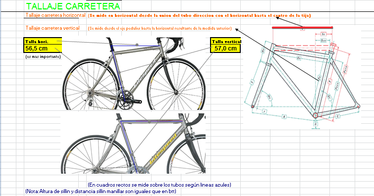 Distancia entre sillín y manillar - Cálculo biomecánico para bicicleta MTB,  carretera y triatlón