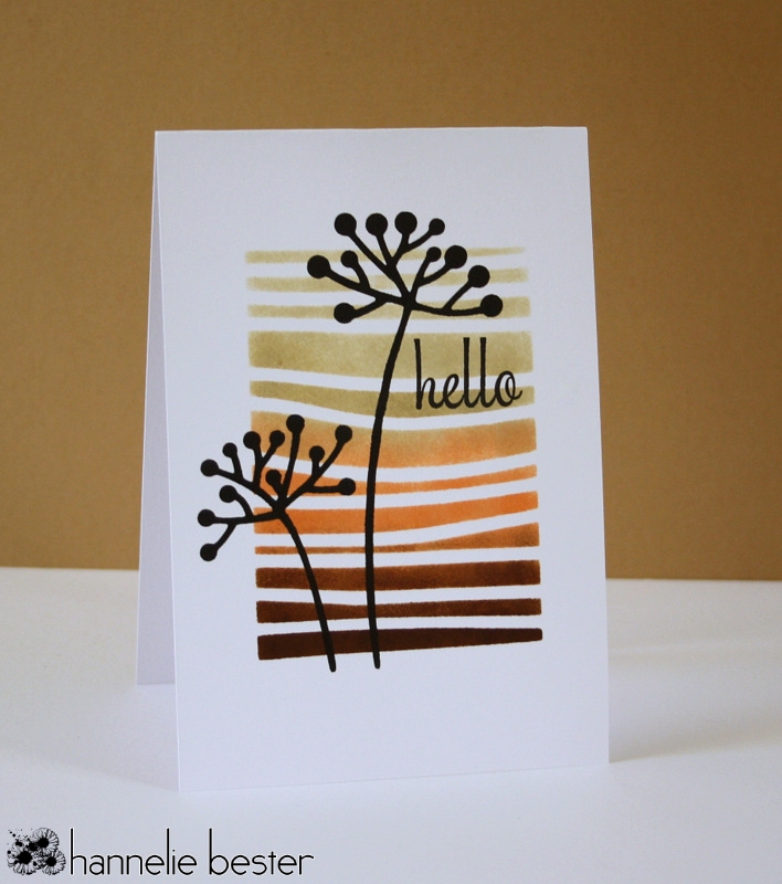 hello Autumn card