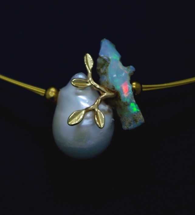 Perle d'eau douce, Opale d'Ethiopie