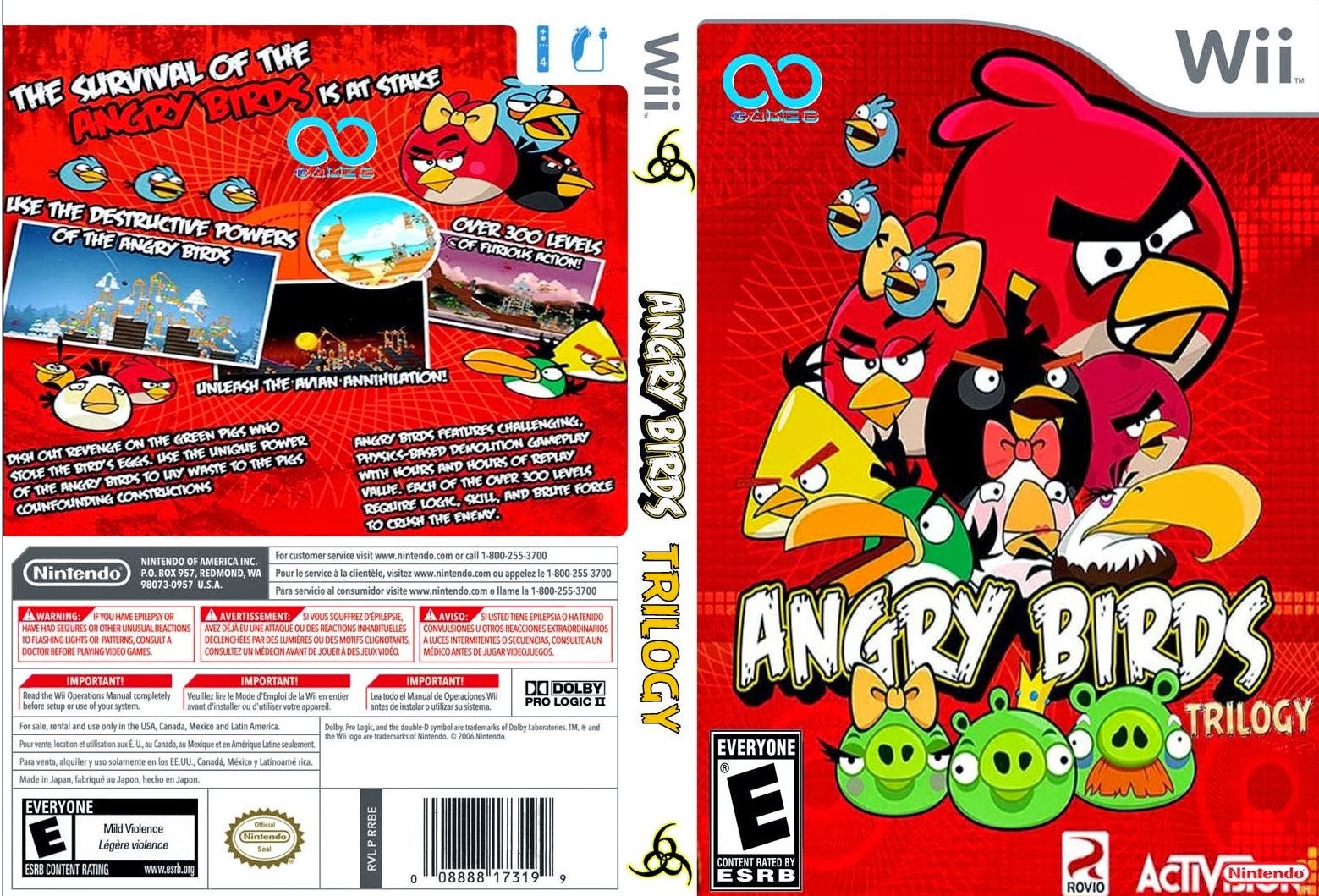 (Wii) Angry Birds Trilogy (UB) Identi