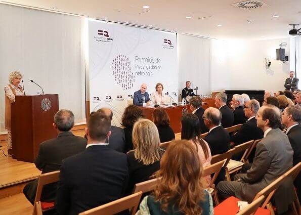 Former Queen Sofia of Spain attended the 'Inigo Alvarez de Toledo' awards ceremony held at the Residencia de Estudiantes