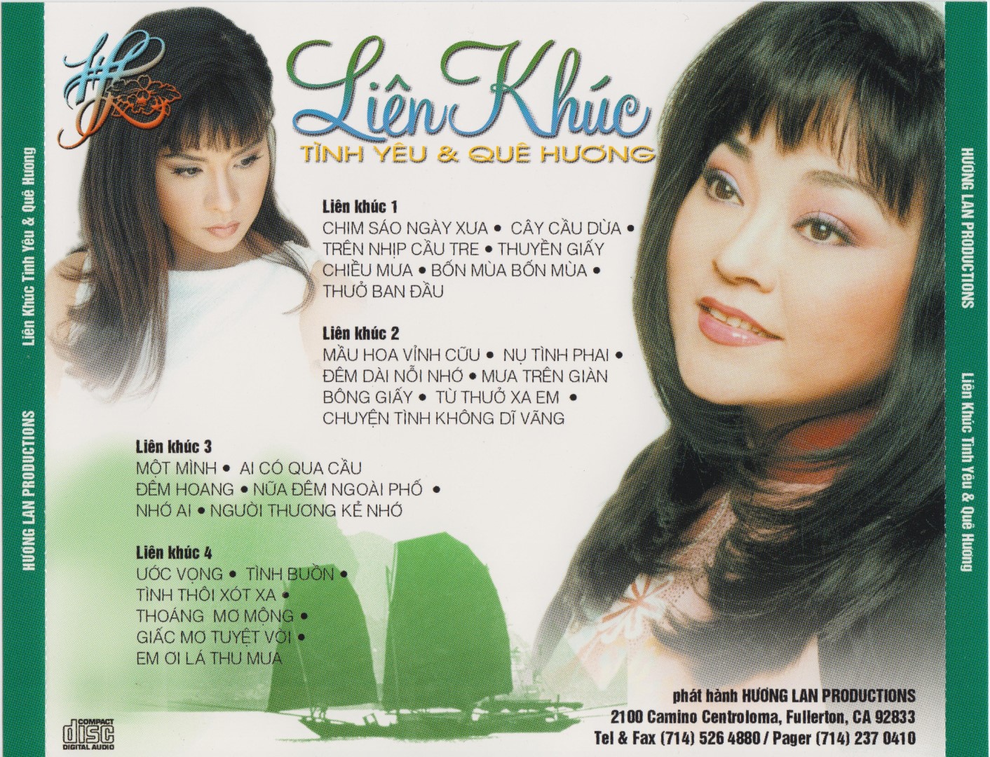 Hương Lan CD Liên Khúc Tình Yêu Và Quê Hương Hương Lan, Thái Châu